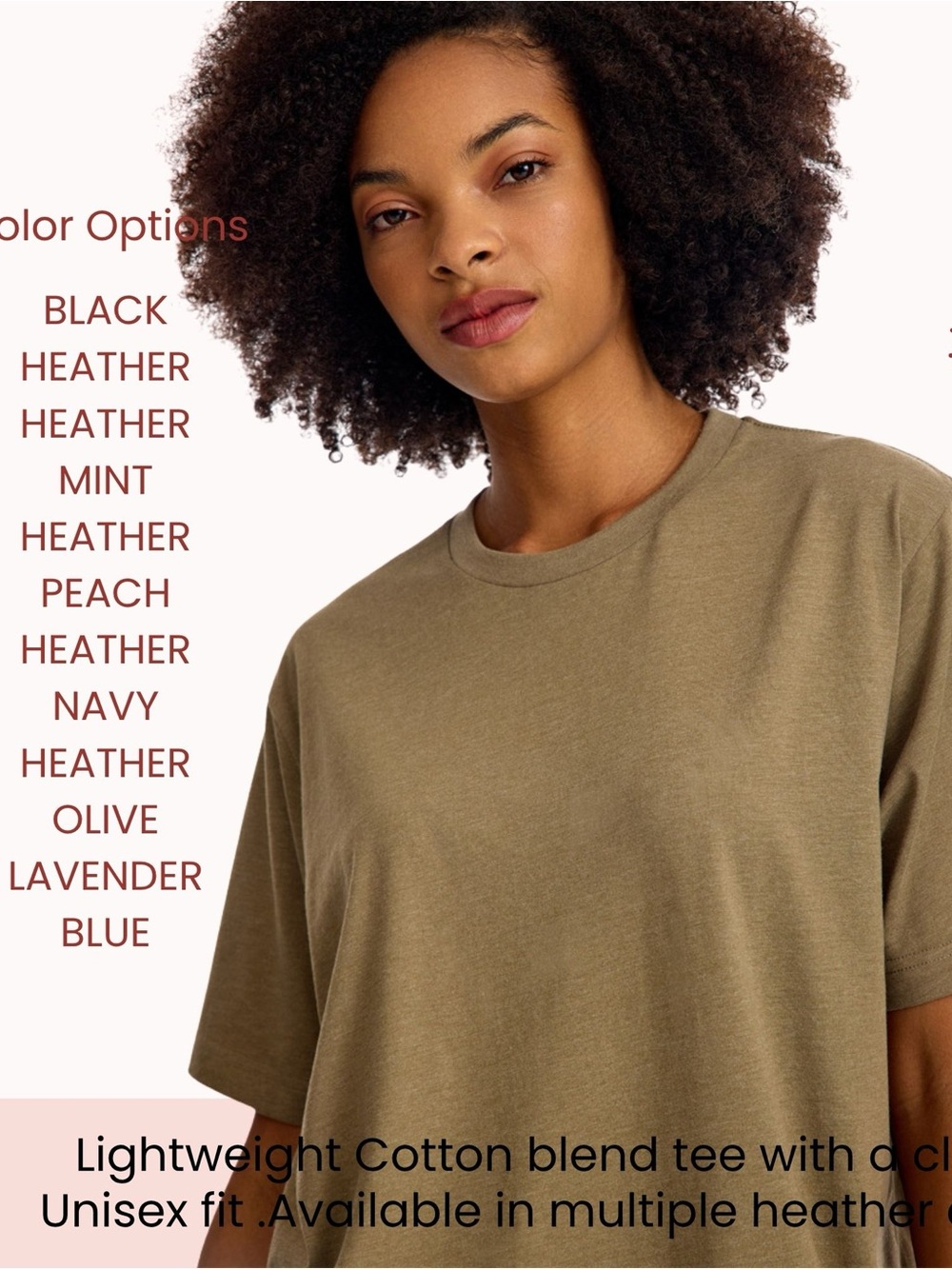 Unisex Heather CVC T-Shirt | Cotton Blend | Lightweight | 6 Colors S–3XL